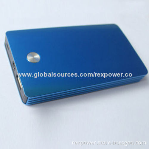Power Bank for iPhone/Samsung/HTC/Nokia, 8,000mAh Capacity, 5V DC 1A Input, 5V DC 1 + 2.1A Output
